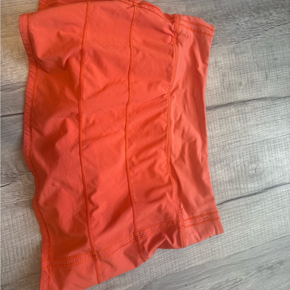 lululemon athletica Orange Athletic Skirt